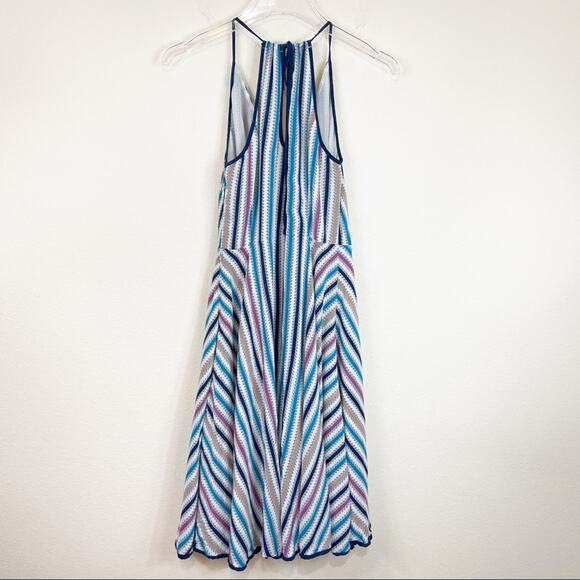 Anthro | Girls From Savoy Gull Wing Striped Dress - Picture 2 of 10